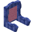 Pink Blue Enchanted Seat Back icon