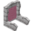 Pink White Mangrove Seat Back icon