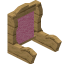 Pink Oak Seat Back icon