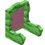 Pink Green Bioshroom Seat Back icon