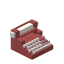 Pink Typewriter icon