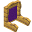 Purple Cradlewood Seat Back icon