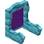 Purple Blue Bioshroom Seat Back icon