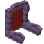 Red Mauve Seat Back icon