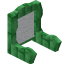 White Green Enchanted Seat Back icon