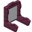 White Crimson Seat Back icon