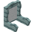 White Bloom Seat Back icon