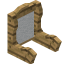 White Alpha Seat Back icon