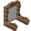 White Kapok Seat Back icon