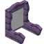 White Mauve Seat Back icon