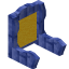 Yellow Blue Enchanted Seat Back icon