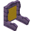Yellow Mauve Seat Back icon
