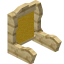 Yellow Palm Seat Back icon