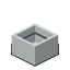 White Concrete Hopper Botany Pot icon