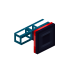 Cyan Mega Importer icon