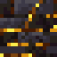 Cracked Flat Gilded Blackstone Tiles icon