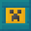 Creeper Cyan Concrete icon