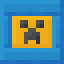 Creeper Light Blue Concrete icon