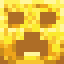 Creeper Raw Gold Block Carving icon