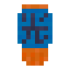 Dark Blue Paper Lantern icon