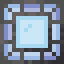 Fancy Light Blue Stained Glass icon