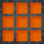 Grid Orange Concrete icon