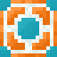 Orange Glazed Terracotta Pillar Top icon