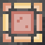 Ornate Orange Stained Glass Pane icon