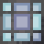Raster Cyan Stained Glass Pane icon