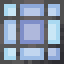 Raster Light Blue Stained Glass icon