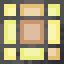 Raster Yellow Stained Glass icon