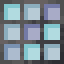 Square Blue Stained Glass icon