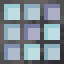Square Cyan Stained Glass Pane icon