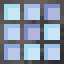 Square Light Blue Stained Glass icon