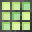 Square Lime Stained Glass icon
