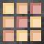 Square Orange Stained Glass Pane icon