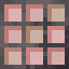 Square Red Stained Glass icon