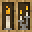 Vertical Oak Lighted Bookshelf icon