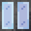 Vertical Stiped Light Blue Stained Glass Pane icon
