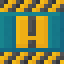 Warning Cyan Concrete icon
