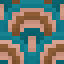 Waved Brown Glazed Terracotta icon