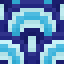 Waved Light Blue Glazed Terracotta icon