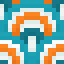 Waved Orange Glazed Terracotta icon