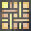 Woven Yellow Stained Glass icon