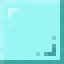 Cyan Dyed Glass Pane - Bubble icon