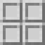 Light Gray Dyed Glass Pane - Fancy Quad icon