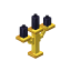 Black Golden Candelabra icon