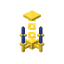 Blue Golden Chandelier icon