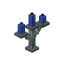 Blue Silver Candelabra icon
