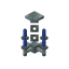 Blue Silver Chandelier icon